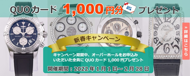 オーバーホールキャンペーン