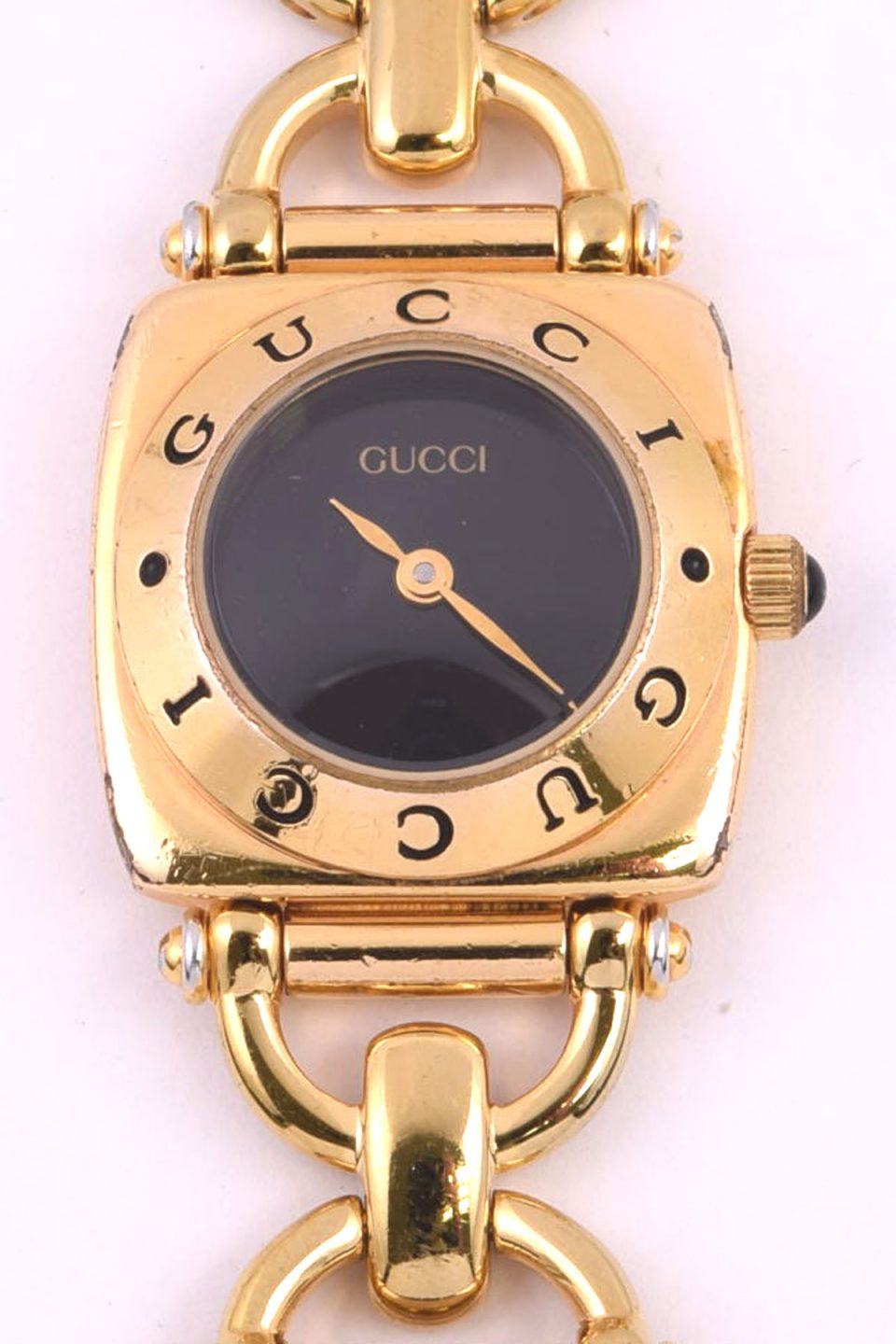 GUCCI - 美品！ GUCCI グッチ 電池&ベルト新品 レディース腕時計